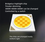 Tricolor Surface Mounted Anti Glare LED Downlight - Hans Lumiere