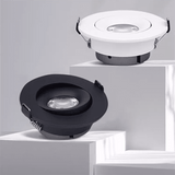 Tricolor Ultra - thin Embedded LED Ceiling Lamp Spotlight - Hans Lumiere