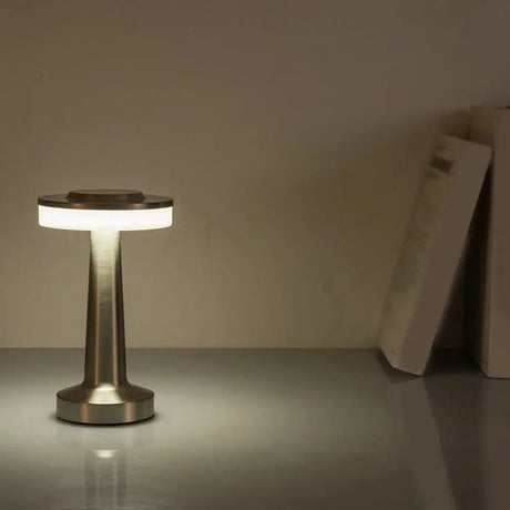 UFO LED Table Lamp Metal Touch Decor for Bar Coffee Table - Hans Lumiere