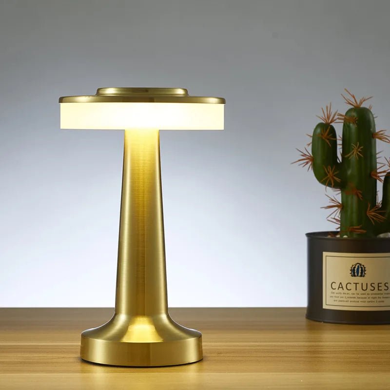 UFO LED Table Lamp Metal Touch Decor for Bar Coffee Table - Hans Lumiere