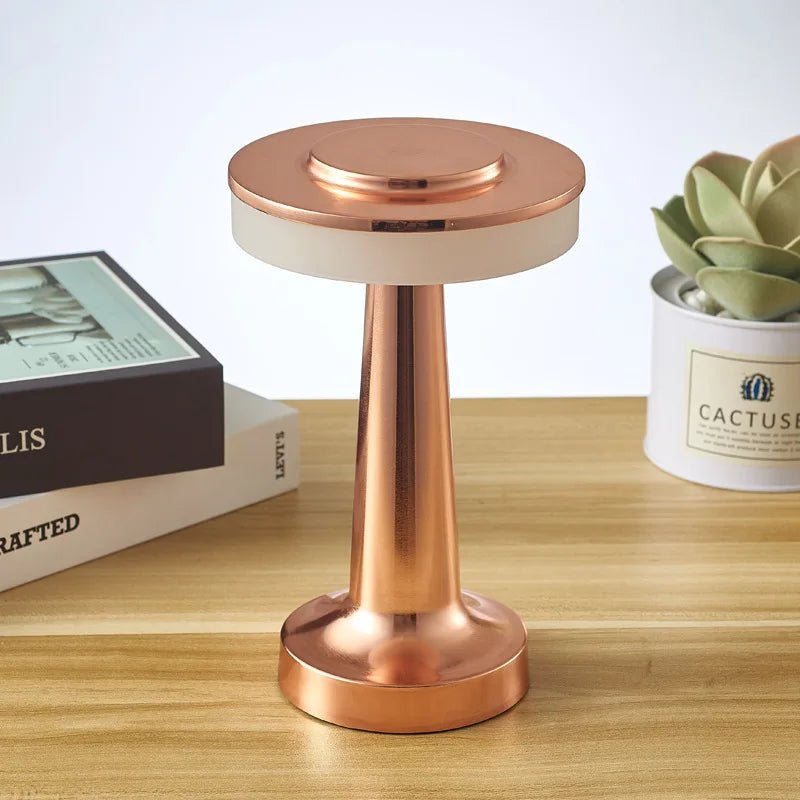 UFO LED Table Lamp Metal Touch Decor for Bar Coffee Table - Hans Lumiere