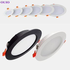 Ultra-Thin Recessed LED Downlight - Dimmable Ceiling Lamp for Supermarkets & Retail - Hans Lumiere