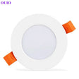 Ultra-Thin Tricolor LED Recessed Downlight, 110V-240V (5W-36W) - Hans Lumiere
