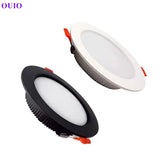 Ultra-Thin Tricolor LED Recessed Downlight, 110V-240V (5W-36W) - Hans Lumiere