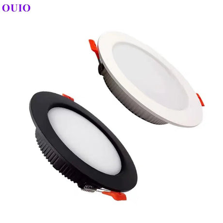 Ultra-Thin Tricolor LED Recessed Downlight, 110V-240V (5W-36W) - Hans Lumiere