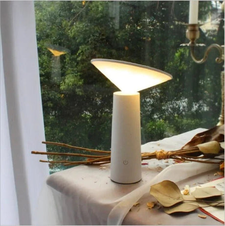 Umbrella Shaped LED Eye Protection Desk Lamp With USB Charging - Hans Lumiere