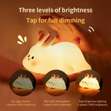 USB Rechargeable Cute Animal Pig / Rabbit LED Night Lights - Hans Lumiere