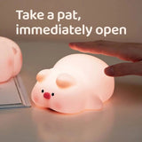 USB Rechargeable Cute Animal Pig / Rabbit LED Night Lights - Hans Lumiere