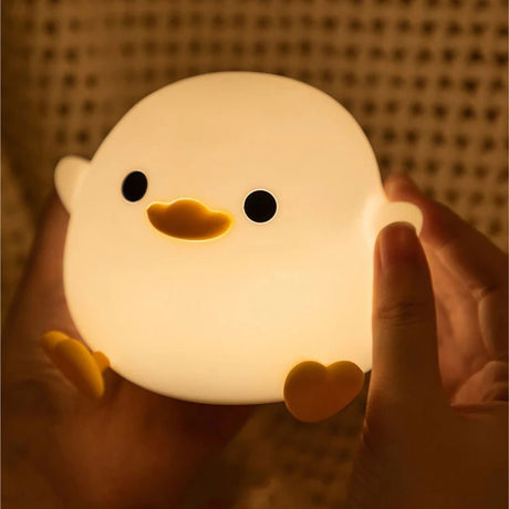 USB Rechargeable Duck Silicone Night Light With Timer - Hans Lumiere