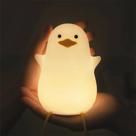 USB Rechargeable Duck Silicone Night Light With Timer - Hans Lumiere