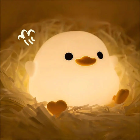 USB Rechargeable Duck Silicone Night Light With Timer - Hans Lumiere