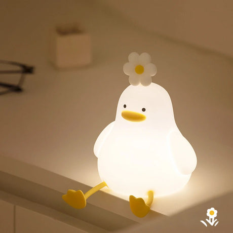 USB Rechargeable Duck Silicone Night Light With Timer - Hans Lumiere