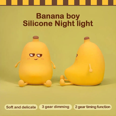 USB Rechargeable LED Pear Fruit Silicone Night Light 7 Colors Dimming - Hans Lumiere