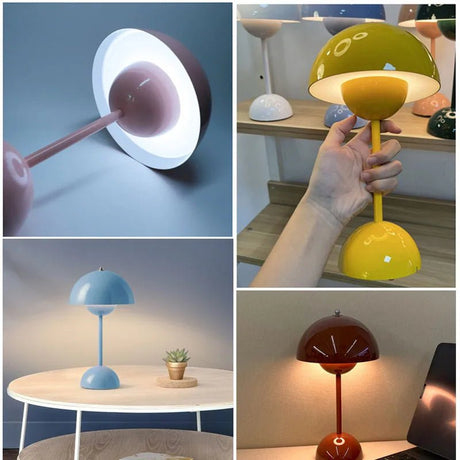 USB Rechargeable Mushroom Table Lamp - Hans Lumiere