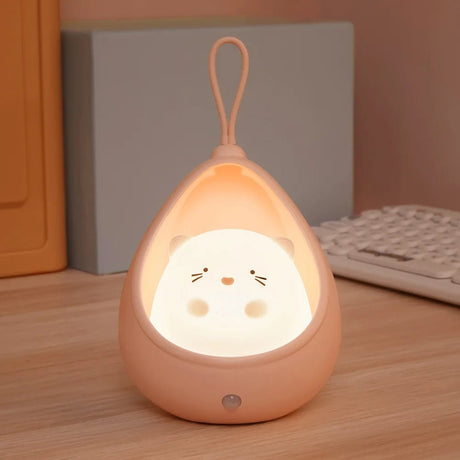 USB Rechargeable Silicone Animal LED Night Light - Hans Lumiere