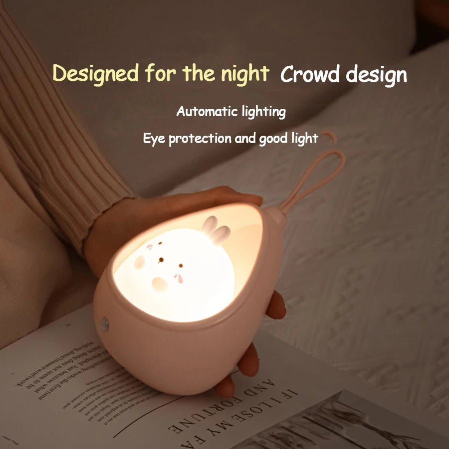 USB Rechargeable Silicone Animal LED Night Light - Hans Lumiere