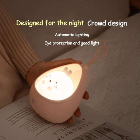 USB Rechargeable Silicone Animal LED Night Light - Hans Lumiere