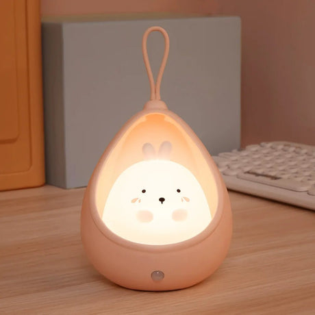 USB Rechargeable Silicone Animal LED Night Light - Hans Lumiere
