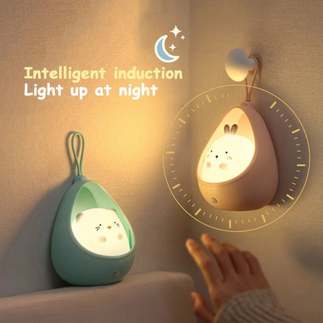 USB Rechargeable Silicone Animal LED Night Light - Hans Lumiere