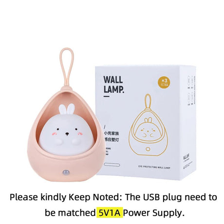USB Rechargeable Silicone Animal LED Night Light - Hans Lumiere