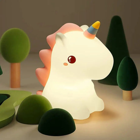 USB Rechargeable Unicorn Cute Silicone LED Night Light - Hans Lumiere