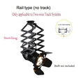 Vintage Black Industrial Track Light - Hans Lumiere