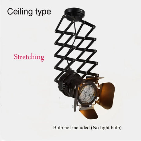 Vintage Black Industrial Track Light - Hans Lumiere