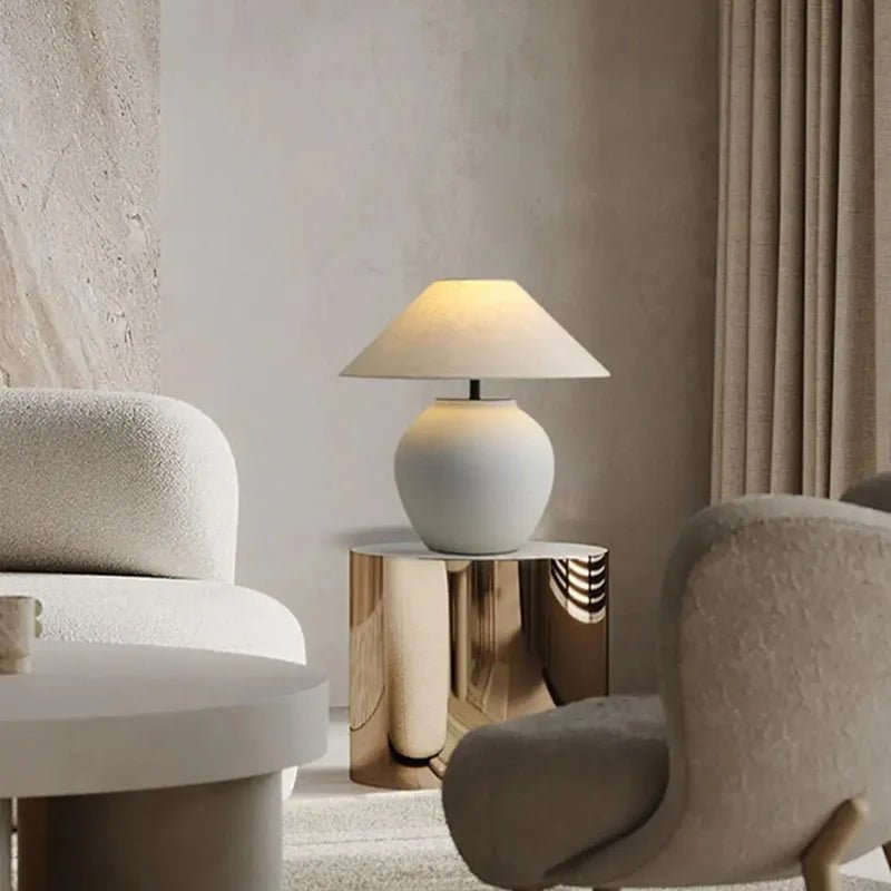 Vintage Ceramic LED Floor Lamp - Hans Lumiere