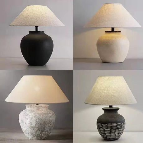 Vintage Ceramic LED Floor Lamp - Hans Lumiere
