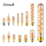 Vintage Edison LED Filament Light Bulbs - Hans Lumiere