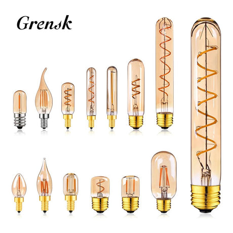 Vintage Edison LED Filament Light Bulbs - Hans Lumiere