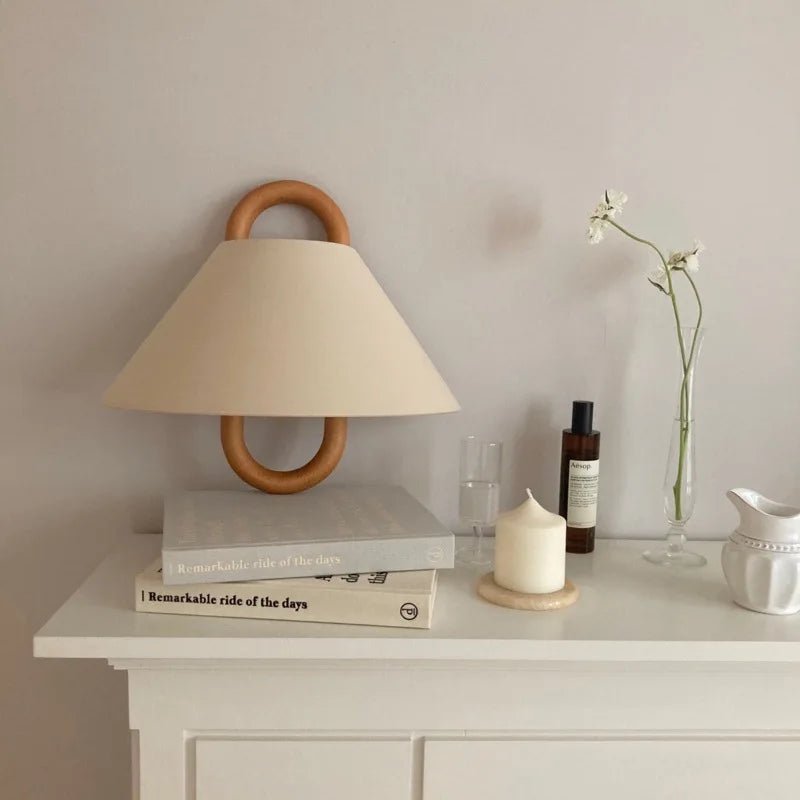 Vintage Entrance Beech Solid Wood Wall Lamp - Hans Lumiere