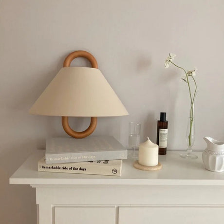 Vintage Entrance Beech Solid Wood Wall Lamp - Hans Lumiere