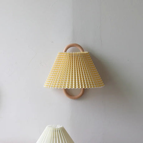 Vintage Entrance Beech Solid Wood Wall Lamp - Hans Lumiere
