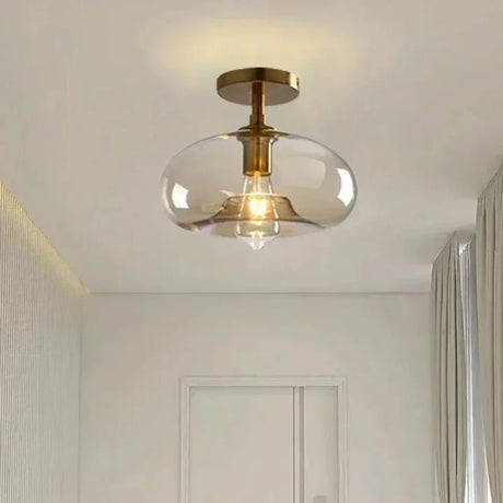 Vintage Glass Pendant Ceiling Lamp - Nordic Indoor Lighting - Hans Lumiere