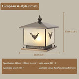 Vintage Outdoor Electricity Post Lamp - Hans Lumiere