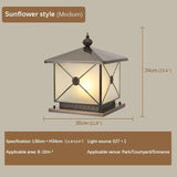 Vintage Outdoor Electricity Post Lamp - Hans Lumiere