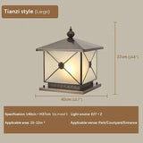 Vintage Outdoor Electricity Post Lamp - Hans Lumiere