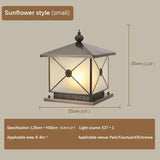 Vintage Outdoor Electricity Post Lamp - Hans Lumiere