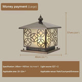 Vintage Outdoor Electricity Post Lamp - Hans Lumiere