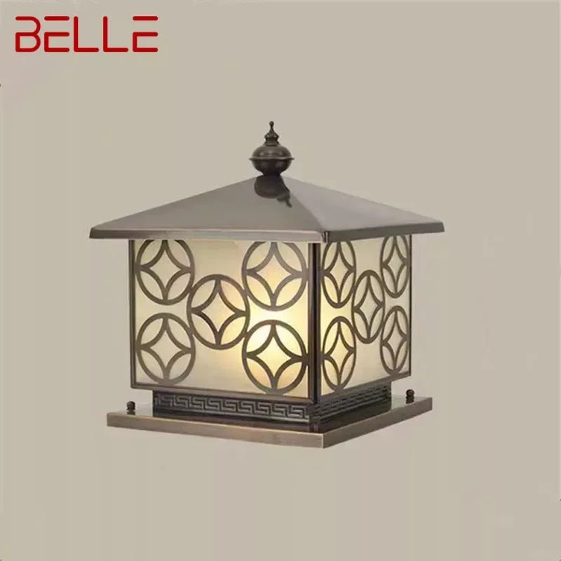 Vintage Outdoor Electricity Post Lamp - Hans Lumiere