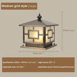 Vintage Outdoor Electricity Post Lamp - Hans Lumiere