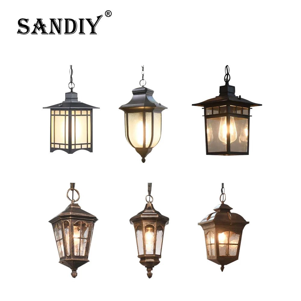 Vintage Outdoor Waterproof Pendant Lamp - Hans Lumiere