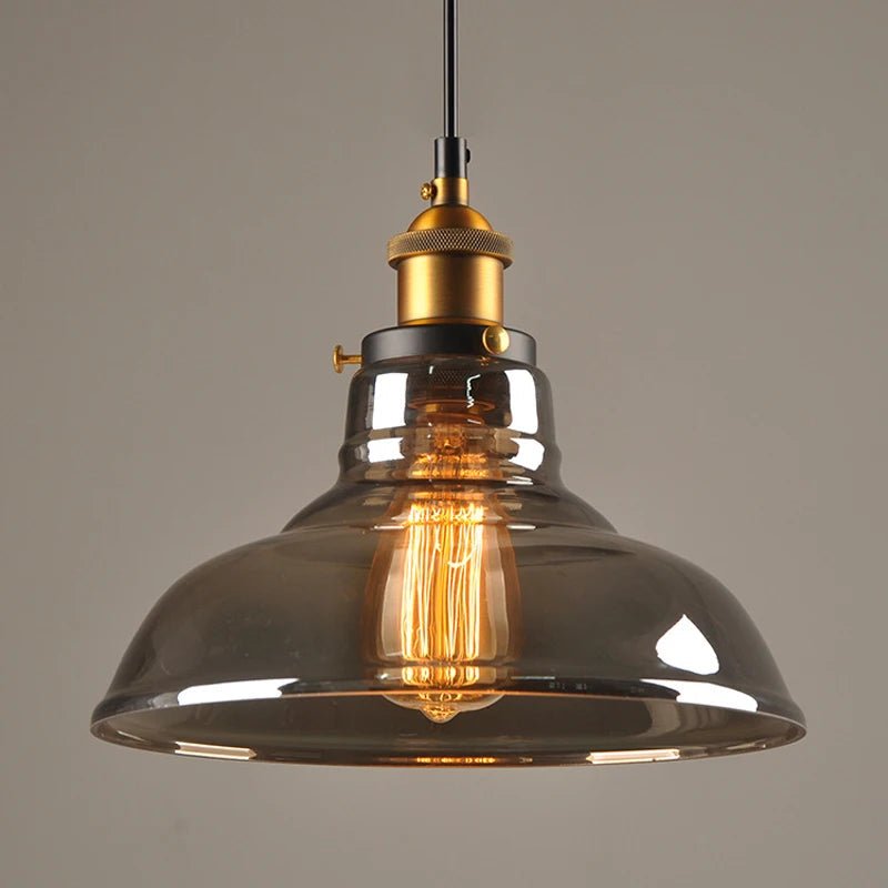 Vintage Pendant Lights Glass Hanging Lamp - Hans Lumiere