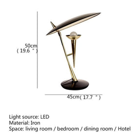 Vintage Postmodern LED Table Lamp - Hans Lumiere