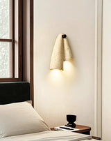 Wabi-Sabi Cave Stone Wall Sconce | Up & Down LED Wall Lamp - Hans Lumiere