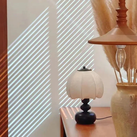 Wabi Sabi Glass Table Lamp – Dimmable Voice-Control Bedside Light - Hans Lumiere
