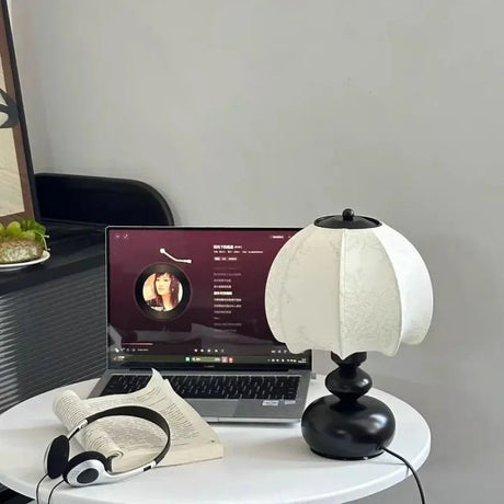 Wabi Sabi Glass Table Lamp – Dimmable Voice-Control Bedside Light - Hans Lumiere