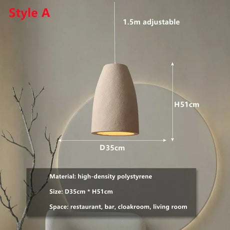 Wabi - Sabi Japanese Style Chandelier - Hans Lumiere