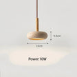 Wabi Sabi Style Natural Travertine LED Pendant Light - Hans Lumiere